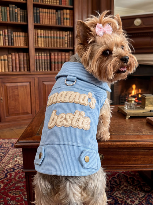 Mom's Best Friend Jeans Hundejacke Denim | Luxus Hundekleidung | ExklusivePet